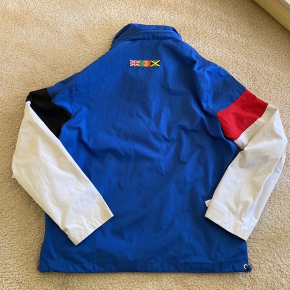 Forever 21 Red White Blue Pattern Windbreaker Jacket - Picture 7 of 15